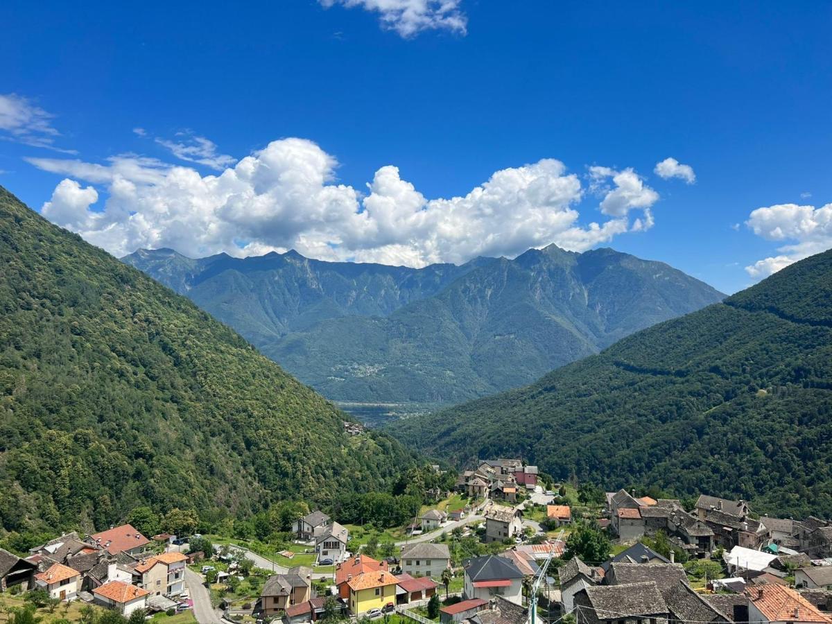Casa Del Cios Calda E Intima Casetta Immersa Nel Verde Delle Montagne Alpe Basciumo Eksteriør bilde